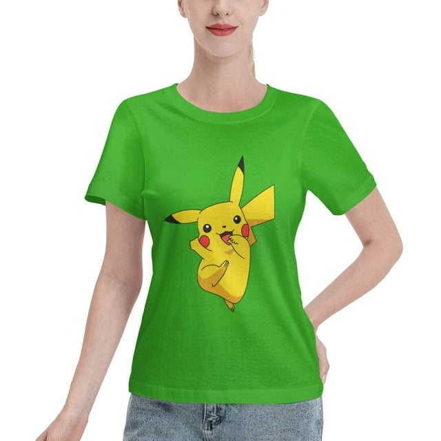 Women's Basic Short Sleeve T-Shirt Pikachu