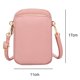 thumbnail image 2 of Bolso bandolera para móvil de mujer, monedero vertical, 2 of 5