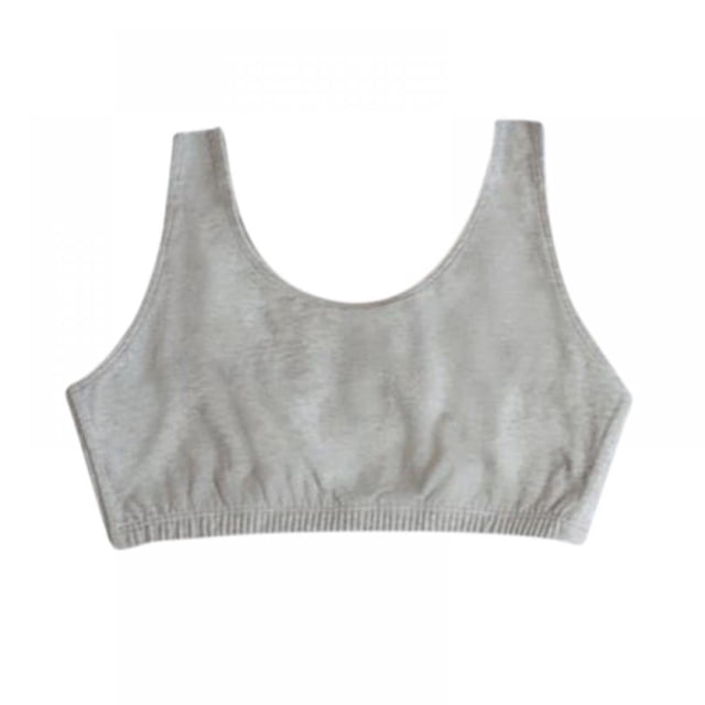 Sujetador deportivo Lorddream para mujer, estilo tirantes, paquete de 3, gris - M