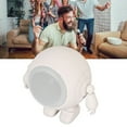 thumbnail image 1 of Haut-parleur Portable en Forme de Robot avec Micro Intégré, Connexion Double Haut-Parleur 1000mAh Mini Haut-Parleur pour Maison Fête Extérieure, 1 of 7