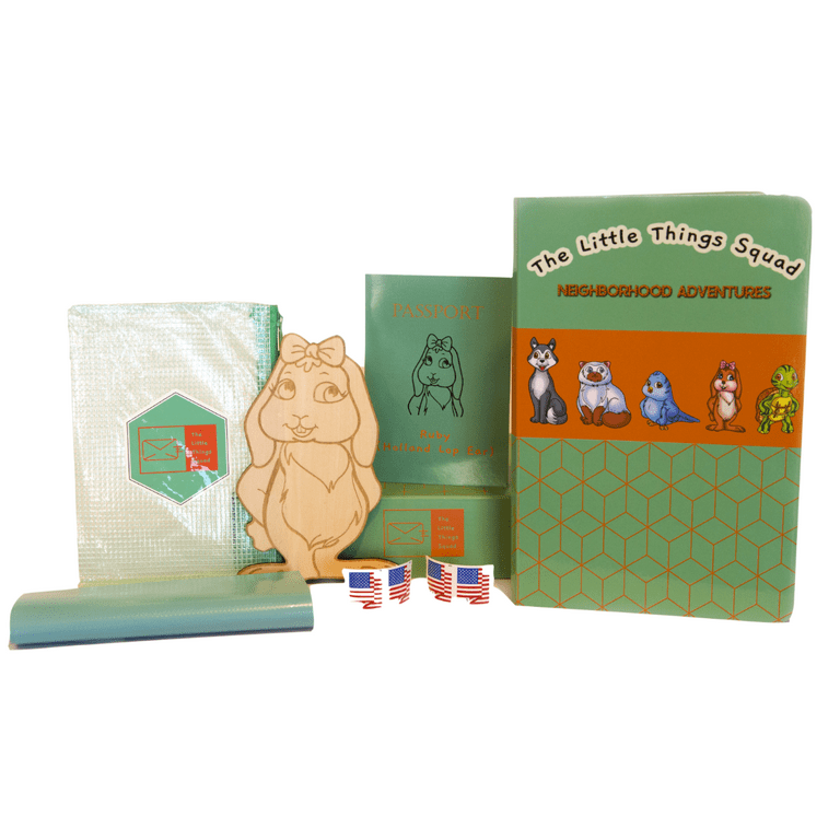 Kids Pen Pal Kit - The Little Things Squad - Ruby Rabbit, Board Book,  Stamps, Envelopes, Young Writer, Letter Writing, Decorate & Mail, Gift  for Toddler, Classroom Craft