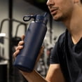 thumbnail image 4 of Hydrapeak 26oz Sport Insulated Water Bottle with Straw or Chug Lid, Leak & Spill Proof, Keeps Drinks Cold for 24 Hours, Hot for 12 Hours, Premium Stainless Steel Water Bottles (26oz, Orchid), 4 of 9