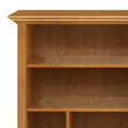 thumbnail image 4 of Librería SIMPLIHOME Amherst de madera maciza 112 cm con 8 compartimentos, 4 of 8