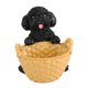thumbnail image 3 of Cesta para Estatua de Perro Macarena Organizador Duradero de Esculturas de Animales Cac Negro, 3 of 8
