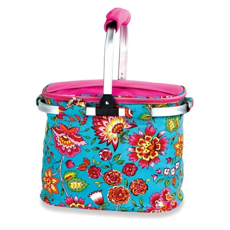 Picnic Plus Shelby Collapsible Cooler Market Tote - Madeline (Best Ice Chest On The Market)