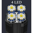 thumbnail image 2 of Linterna LED Wrrozz recargable por USB, 10000 lúmenes, resistente al agua, 2 of 9