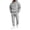 Light Gray, variant on TOMVIGX Mens Track Suits 2 Piece Set Solid Zip up Hoodie & Drawstring Joggers Trendy Casual Athletic Sweatsuit Outfits