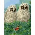 thumbnail image 1 of Carolines Treasures ASA2126CHF Owlets Drapeau Toile Taille Maison, 1 of 4