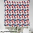 thumbnail image 3 of Erosebridal American Flag Fabric By The Yard ,Baseaball Upholstery Fabric,Sports Decorative Fabric,Blue Red White Watercolor Indoor Outdoor Fabric for Craft Patchwork,1 Yard, 3 of 6