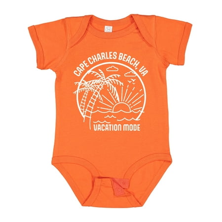 

Inktastic Summer Vacation Mode Cape Charles Beach Virginia Boys or Girls Baby Bodysuit