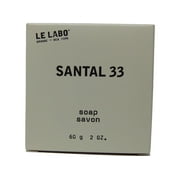 Le Labo Santal 33 Soap lot of 2 each 2oz bars. Total of 4oz