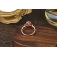 thumbnail image 5 of 14K Rose Gold Moissanite Cubic Zirconia Engagement Ring Jewelry Gifts, 5 of 5
