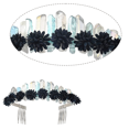thumbnail image 3 of Corona de la diosa de la luna Tiara de cuarzo de cristal crudo Corona de sirena Hada de la boda Tiara de carnaval Diadema festiva Zhivalor  CPB-DE-LYY981-4, 3 of 5