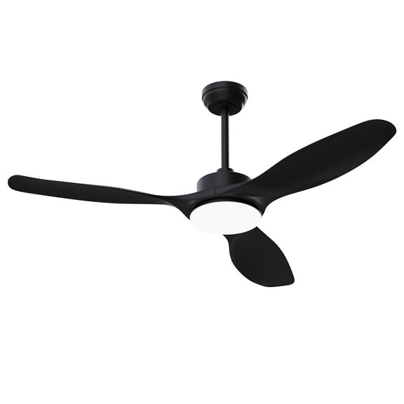 Wozzio 52 inch Ceiling Fan with Light and Remote