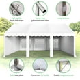 thumbnail image 4 of Summit Living 16' X 20' Outdoor Party Tent Heavy Duty Event Canopy Tents with 6 Removable Sidewalls White, 4 of 9