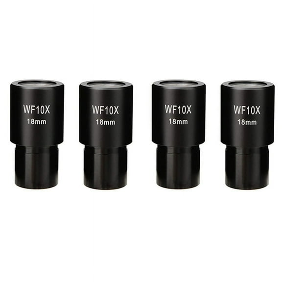 8 PCS WF10X Widefield Eyepiece Biological Microscope Optical Lens Eyepiece Wide Angle 23.2mm Mounting Size