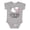 AC-Heather Grey, variant on Its My First Easter Baby Lamb Girls Baby Bodysuit