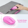 thumbnail image 5 of TECKNET Wireless Mouse, 2.4G Quiet Computer Mouse with USB Receiver, 4 Buttons Portable Cordless Mice for Chromebook, Laptop, PC, Mac, 800/1200/1600 DPI, 5 of 8