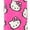 Hot Pink - Faces All Over, variant on Jay Franco & Sons, Inc. Hello Kitty Beach Towel, 36 x 70 inches, 100% Cotton Hot Pink - Faces All Over