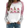 thumbnail image 2 of Bjutir Valentines Day Women Tops Casual Printed Round Neck Long Sleeve Sweatshirt Top, 2 of 4