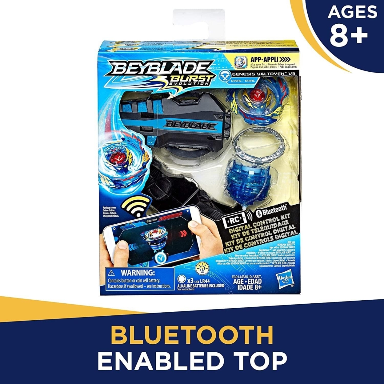 beyblade burst evolution digital control kit genesis valtryek v3 remote control bluetooth enabled battling top - image 2 of 6