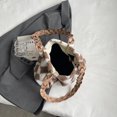 thumbnail image 3 of Bolso de mano a cuadros para mujer, Bolso informal difuso, Bolso de gran capacidad para citas diarias, 3 of 7