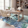 thumbnail image 3 of Washable Area Rug for Living Room, 4'x6' Coastal Modern Non-Slip indoor Rug, Soft Low Pile & Stain Resistant Carpet for Bedroom, Dining Room, Kitchen, Entryway, Nursery, 3 of 8