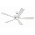 thumbnail image 6 of ECF52W5-WWOK Craftmade Lighting Eos - 5 Blade Ceiling Fan-14.25 Inches Tall and 52 Inches Wide-White Finish-White/Washed Oak Blade Color, 6 of 17