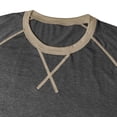 thumbnail image 7 of Cmfcve Men's Crew Neck Raglan Long Sleeve Tops Casual Loose Fit Athletic T-Shirt Fall Workout Running Pullover Shirts, 7 of 7