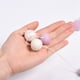 thumbnail image 5 of Guirnalda de bolas de fieltro de lana multicolor hecha a mano en morado y blanco para la decoración de habitaciones infantiles y guarderías, 5 of 7
