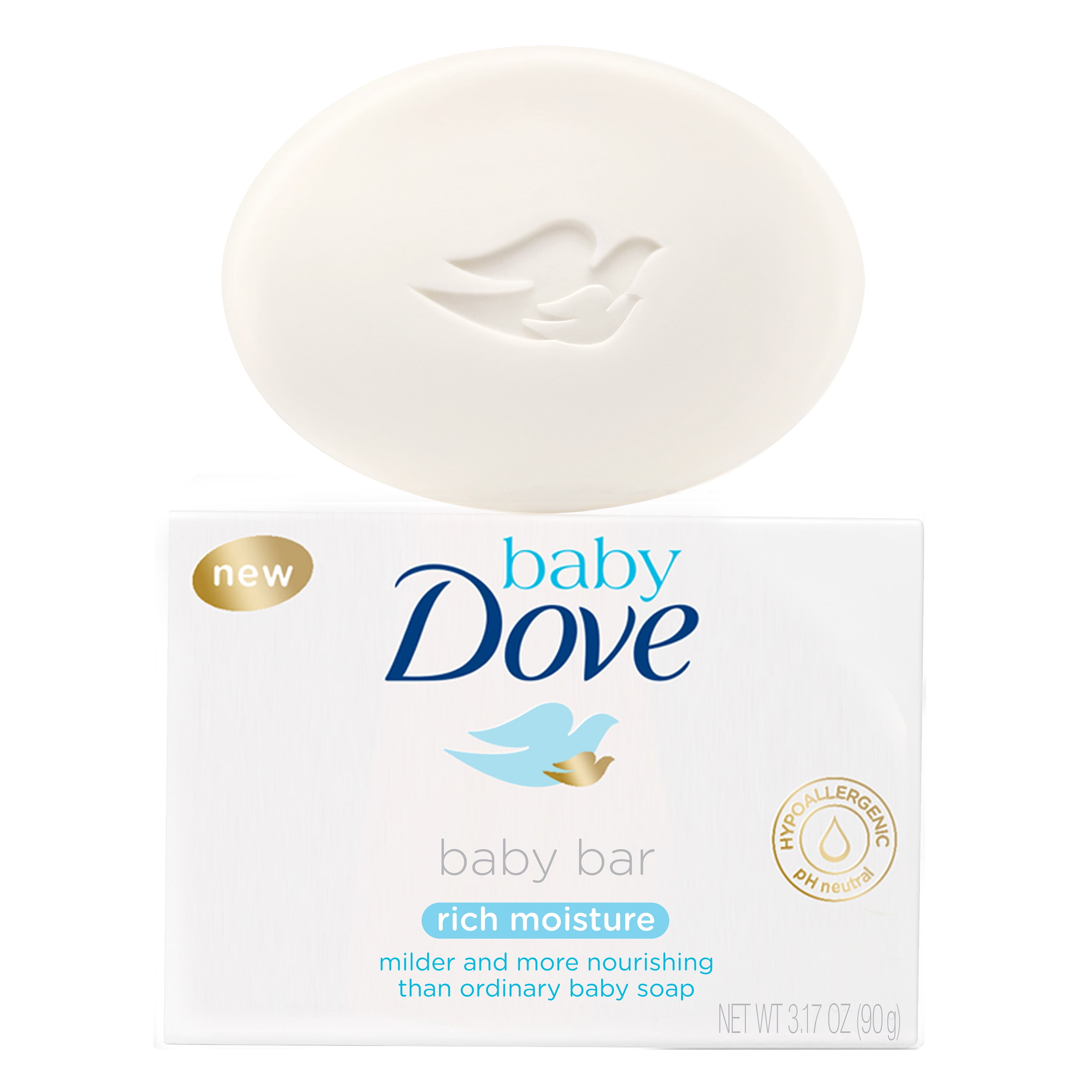 baby dove bar soap rich moisture 3.17 oz 8 bar