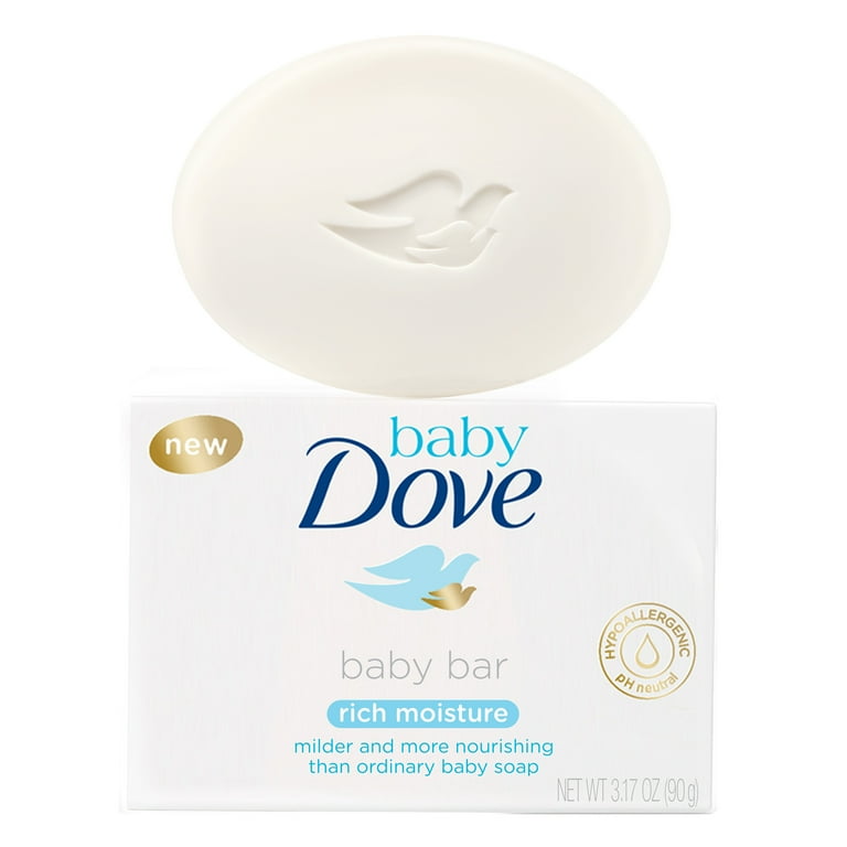 Baby dove bar soap rich moisture 3.17 oz store 8 bar