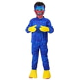 thumbnail image 2 of Disfraz de Bobby para niños de color azul Disfraz de amapola para la hora de jugar Disfraz de Bobby para la hora de jugar, 2 of 5