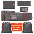 thumbnail image 1 of Organizadores de viaje para maletas bolsas organizadoras paquete 10 piezas esenciales para viaje útil para set de maletas 28” 24” y 20” Travel organizer Armored Travel, 1 of 8