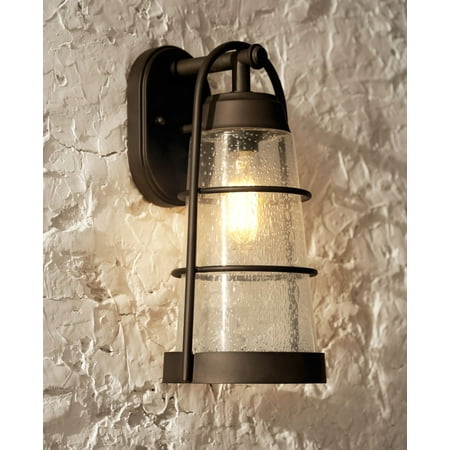 Franklin Iron Works Rustic Outdoor Wall Light Fixture Oil Rubbed Bronze 14 3 4 Clear Seedy Gl Lantern For Exterior House Franklin Iron Works Rustic Outdoor Wall Light Fixture Oil Rubbed Bronze 14 3 4 Clear Seedy Gl Lantern For Exterior House