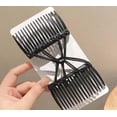 thumbnail image 1 of Peine para el cabello elástico ajustable negro, pinza para el cabello doble elástica, horquillas y deslizadores para el cabello sin arrugas, accesorios y herramientas para peinar el cabello para mujer, 1 of 1