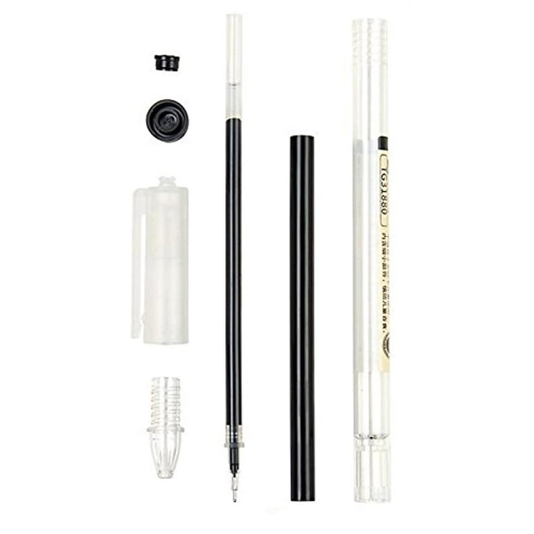Qepwscx White Gel Pens Fine Point Tip Gel Ink Pens for Illustration Design Black 15ml Clearance, Size: 15 ml