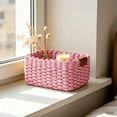 thumbnail image 4 of LEHOZIHEQ Small baskets for Organizing, Paper Rope Decorative Toilet Paper Baskets & Bathroom Organizer for Toilet Tank Top, Shelves, Countertop,Home,Office Storage Bins, 4 of 6