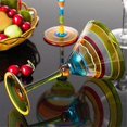 thumbnail image 5 of Creative Margarita Wine Glasses 270ml Handmade Colorful Cocktail Cup Europe Goblet, 5 of 5