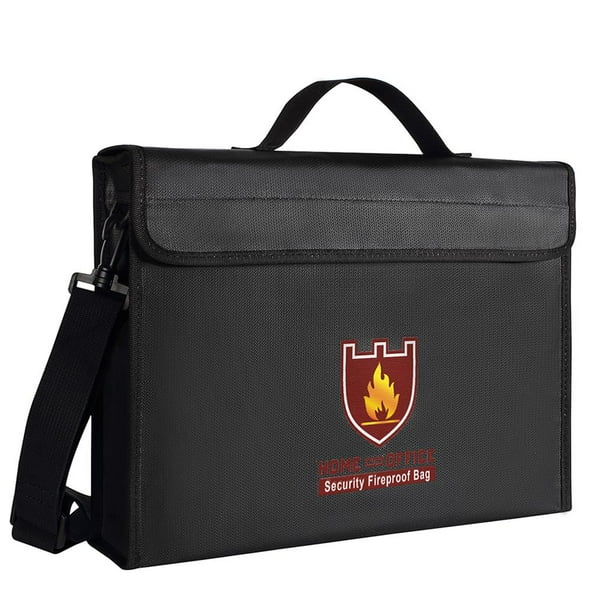 Bolsas De Documentos Ignífugas Bolsa Resistente Al Agua Segura Contra Incendios Portátil Para Documentos Legales Archivos Joyas Pasaporte Cierre Con Cremallera Methold EL011944-00