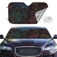 thumbnail image 2 of Balery Gamepad Joystick Game Print Car Windshield Sun Shade,Windshield Sunshade for Car Pickup Truck SUV Accessories-Small, 2 of 7