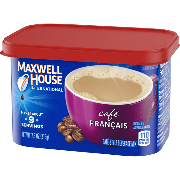 2 Pack Maxwell House International Cafe Francais Beverage Mix
