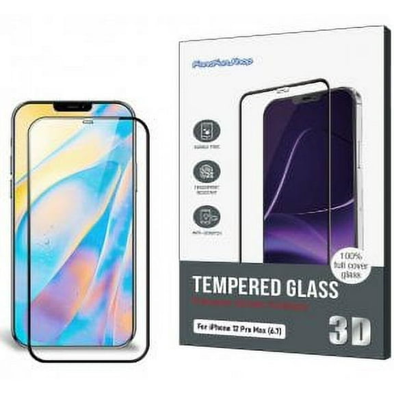 For iPhone 12/12 Pro Full Cover Tempered Glass Screen Protector