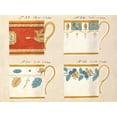 thumbnail image 2 of Honore 18x15 Black Ornate Wood Framed with Double Matting Museum Art Print Titled - Quatre tasses du 1er choix, ca. 1800-1820, 2 of 4