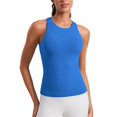 thumbnail image 1 of Musculosa CRZ YOGA Butterluxe Racerback con Relleno Azul XL, 1 of 4