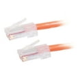 thumbnail image 3 of C2G Cat5e Non-Booted Unshielded (UTP) Network Crossover Patch Cable - crossover cable - 5 ft - orange, 3 of 4