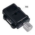 thumbnail image 2 of Andoer DC-34 Quick Release Plate Clamp Adapter with One Quick Release Plate 1/4" Screw for Arca-Swiss AS Standard QR Tripod Head, 2 of 7