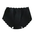 thumbnail image 1 of Eashery Brifes Woman Panties Cotton Underwear Breathable Briefs Black L, 1 of 3