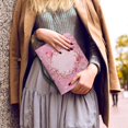 thumbnail image 5 of HELLHERO Cherry Blossom PU Leather Bible Bag, Protective Zippered Bible Cover for Bible Study and Church, Portable Tote for Women and Men, 5 of 12