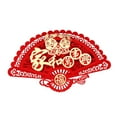 thumbnail image 4 of Spring Festival Decoration Traditional Decor Oriental Feng Shui Prop Handmade Ornament for Party Holiday New Year Spring Festival Harmony, 4 of 10